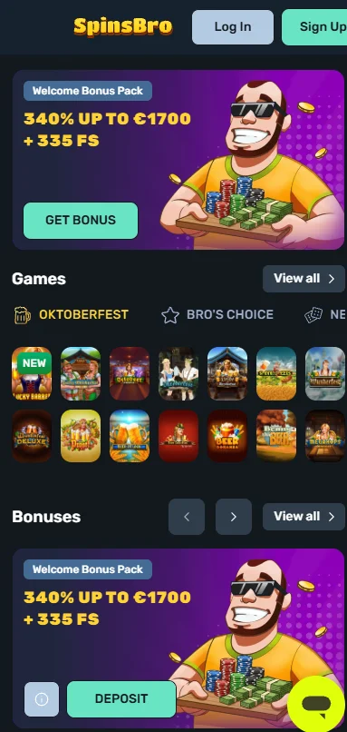 De Spinsbro Casino-app